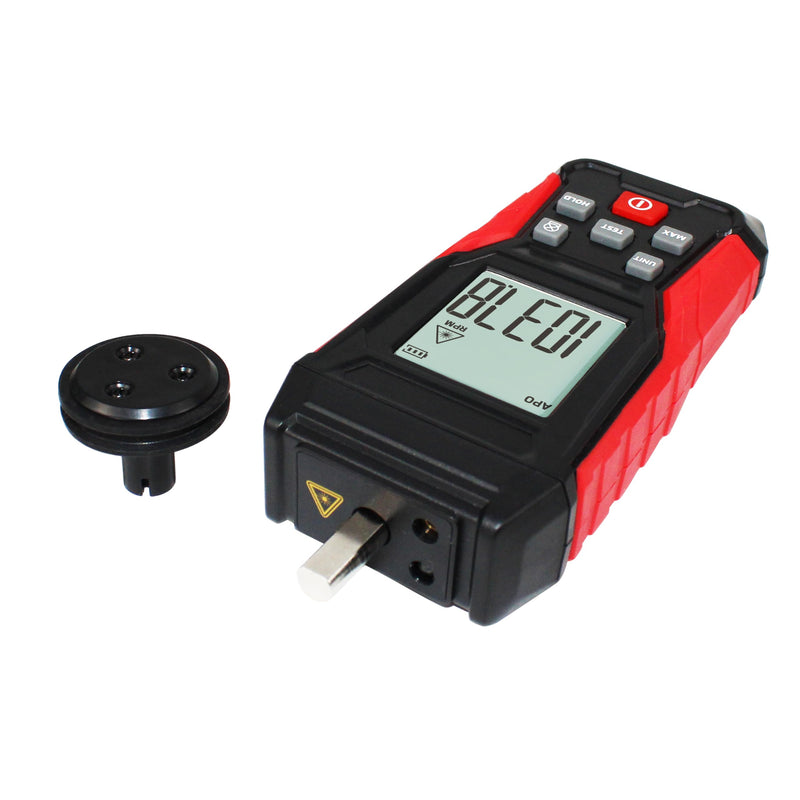 [Australia - AusPower] - HFS(R) Tachometer Contact & Non-contact Digital Tachometer, Non-Contact 3~100000RPM & Contact 3~19999RPM, High Accuracy RPM Tachometer 