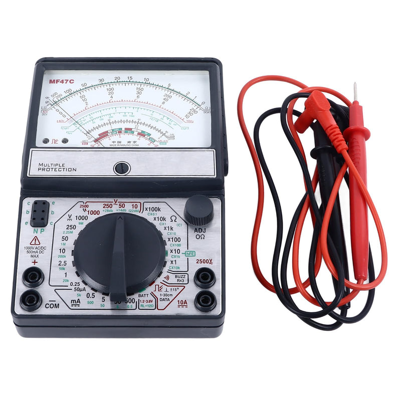 [Australia - AusPower] - Analog Pointer Multimeter, Pointer Type Multimeter Multi Mechanical Multimeter for Industry 