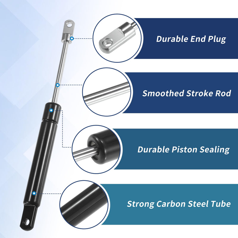 [Australia - AusPower] - 6 Inch 5Ib/22N/2kg Gas Springs, 6" Gas Struts Hydraulic Lift Support Cabinet Lid Toolbox, 2 Pcs, Black 6inch 5lb 