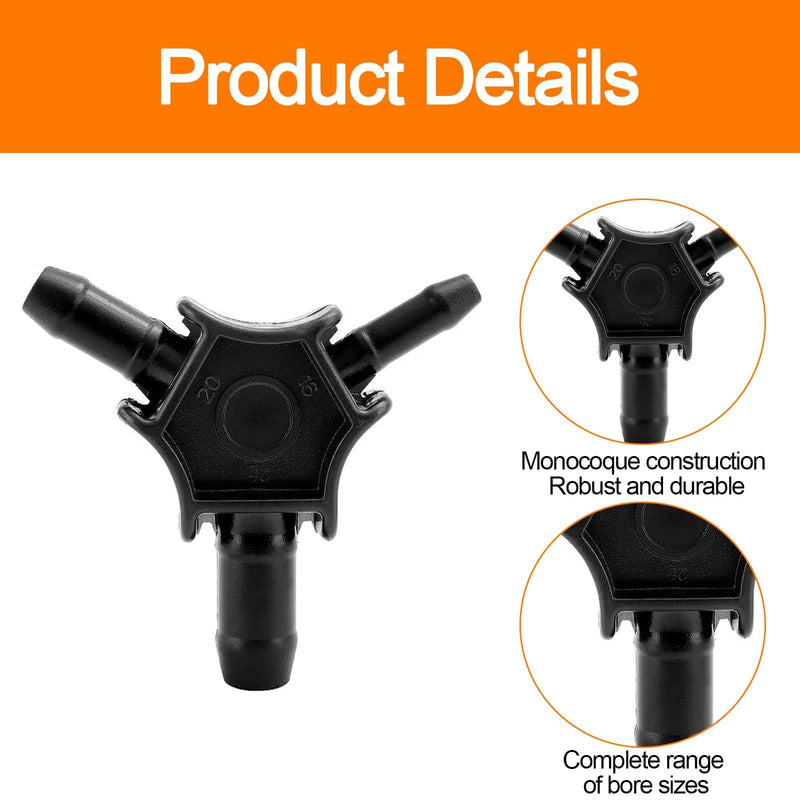 Calibrator and Deburring for Multilayer Pipes Diameter 16/20/26 mm - PEX-AL-PEX Calibrator Mandrel for Aluminium Composite Pipes - Sanitary Tool with Ergonomic Handle for Aluminium Composite Pipes - Durable and Precise