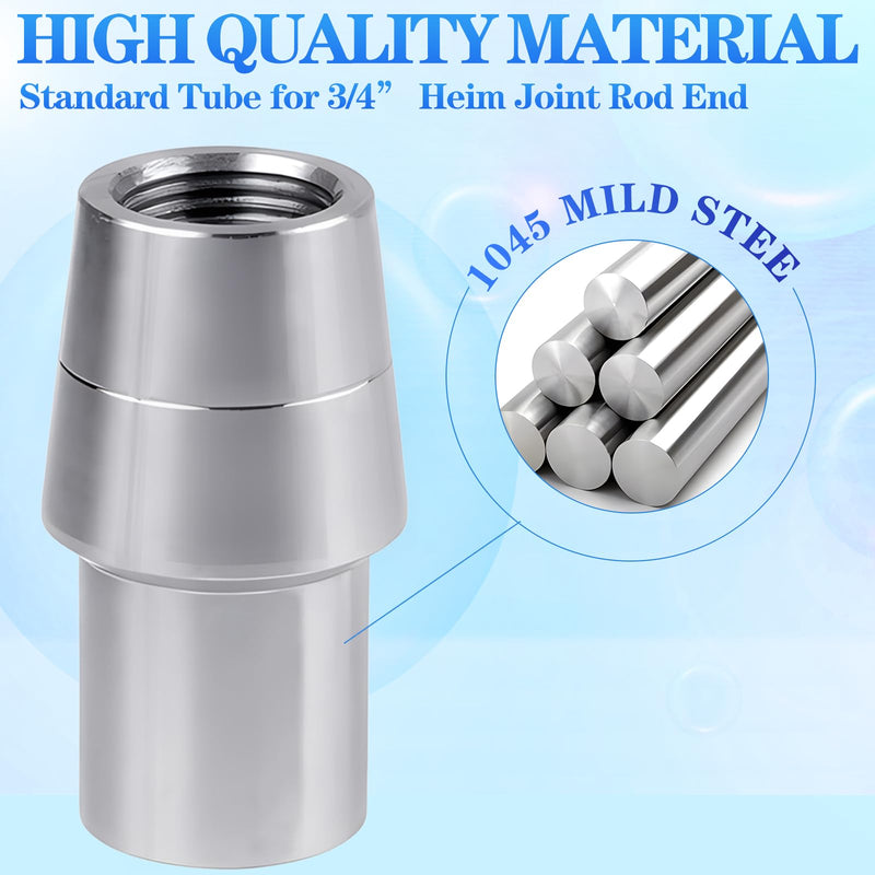[Australia - AusPower] - 3/4"-16 RH & LH Threaded-Weld-in-Bung Tube-Adapter Kit Fits 0.120 Wall Tube Heim Joints,Fits Tube Size: 1 1/4" OD x 0.120" Wall x 1" ID. ﻿ 