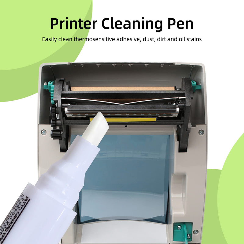 [Australia - AusPower] - Thermal Printer Printhead Cleaning Pen for Thermal Receipt Shipping Label POS Card Printer Cleaner 4pcs 4 