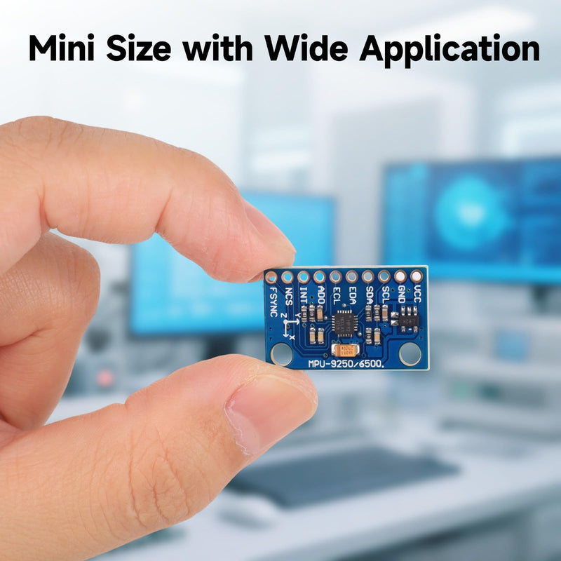 [Australia - AusPower] - MPU9250 GY-9250 Acceleration Gyroscope Sensor, 9-Axis 16 Bit Nine-axis Acceleration Magnetic Sensor Module IIC/SPI for Arduino 