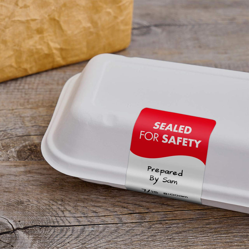 DayMark Safety Systems - IT119541 TamperSeal Tamper-Evident 2" x 4" Writable Delivery Label (Roll of 500) & IT119540 TamperSeal Tamper-Evident 2" x 2" Writable Delivery Label (Roll of 500)