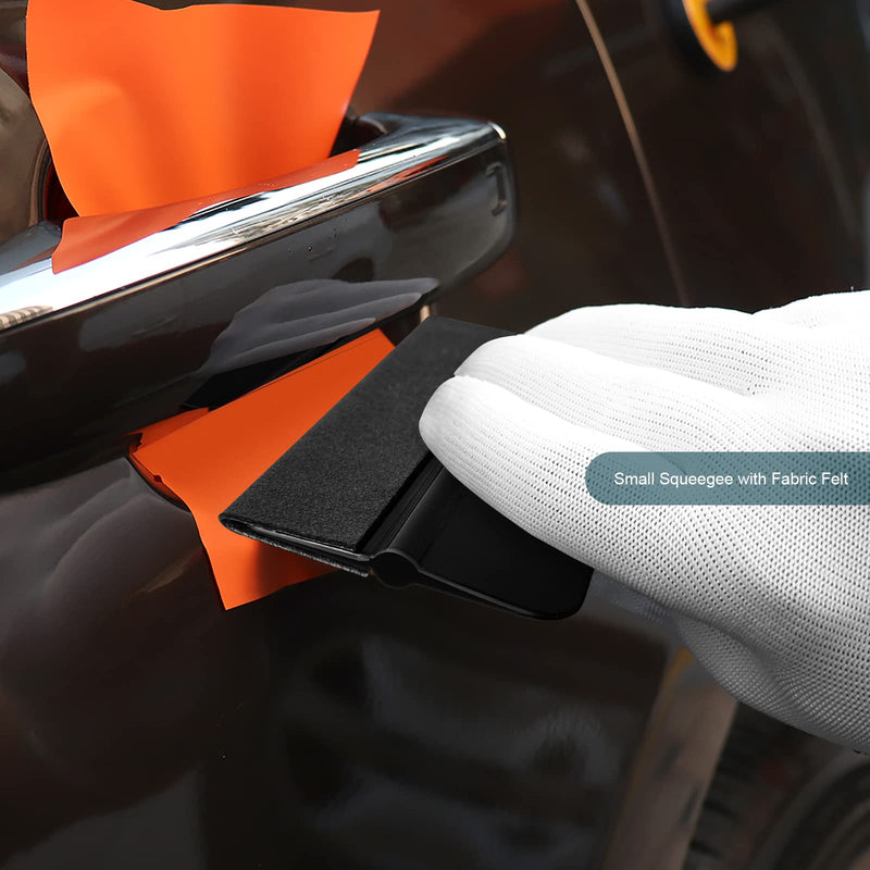 NEWISHTOOL Vinyl Wrap Tool Kit Window Tint Squeegee with Knife Less Wrap Tape for Vinyl Wrap Cutting and Application
