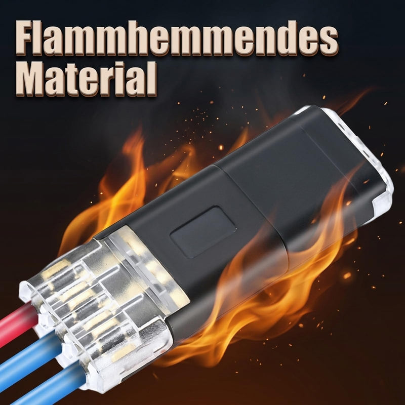 D3 Cable Connector Waterproof 3-Pin Set of 20 12 V Connector | Safe power thief car alternative for 20-24 AWG. Insulated connector, ideal for car and motorcycle LED flame retardant housing B