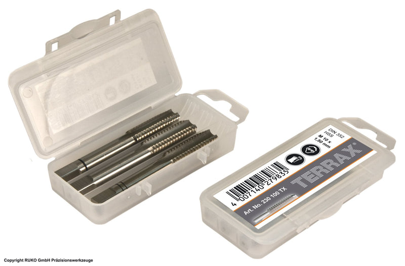 [Australia - AusPower] - Ruko Terrax Hand Held Tap Set DIN 352 Ground M10 M10 pitch 1.50mm 
