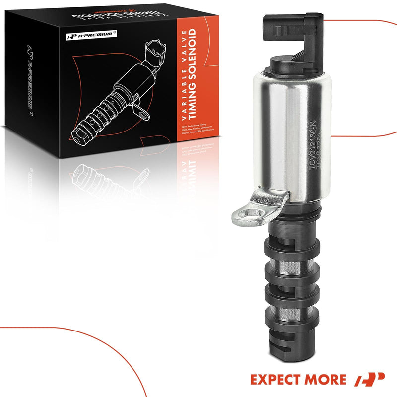 A-Premium Engine Variable Valve Timing (VVT) Solenoid Compatible with Ford Edge Explorer Taurus Fusion & Lincoln MKS MKT MKZ V6 3.5L V6 3.7L, Replace# 7T4Z6M280A