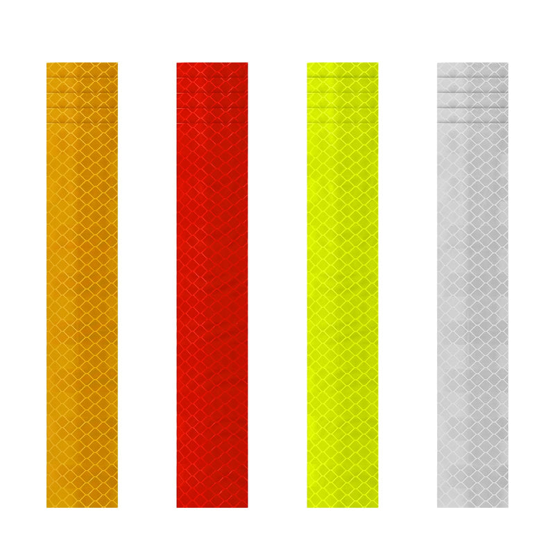 20 Pcs Highly Visible Reflective Safety Tape - Waterproof Self-Adhesive Warning Strips for Cars Trucks Trailers and Bikes (20, Type B) 20