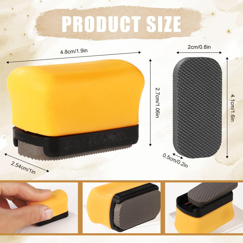 [Australia - AusPower] - Denibbing File with Handheld Device, Double-Sided Grinding Mini Tools Car Paint Remover Tool Adjustable Paint File Tool Precision Files for Repairing Paint Retention Stains on Cars Drawing Boards 