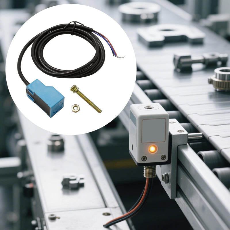 [Australia - AusPower] - 5Pcs SN04-P2 NC Normal Close PNP Inductive Proximity Sensor Switch Detector, 4mm 3 Wire DC 10-30V, Replace for Object Detection Motion Sensing 