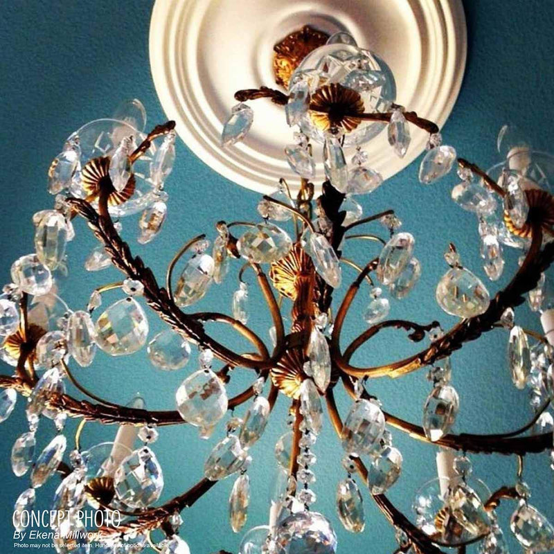 Ekena Millwork CM18GAWHF Granada Ceiling Medallion fits Canopies up to 6 5/8, Witch Hazel Witch Hazel (Flat Finish)