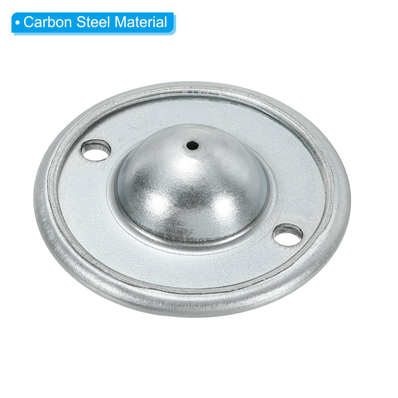 [Australia - AusPower] - PATIKIL Roller Ball Transfer Bearing 1/2", 8 Pack Load 17lbs Disc Flange Mounted Carbon Steel Rotation Caster Unit for Conveyor Roller Stand Transmission 1/2" 
