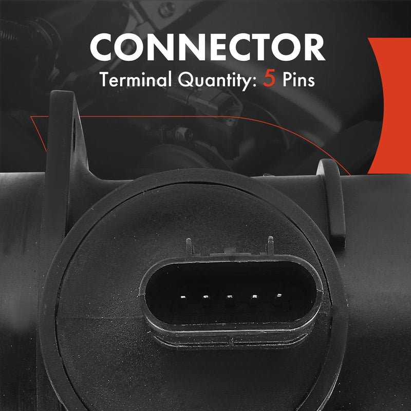 A-Premium Mass Air Flow Sensor [5 Pins] Compatible with Chevy & GMC & Pontiac & Buick & Cadillac & Saturn, fits for Impala, Malibu, Equinox, Acadia, G6, Grand Prix, LaCrosse, Terraza & More #15911983