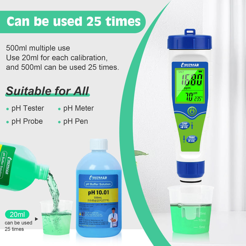 [Australia - AusPower] - 4 in 1 Digital pH Meter and pH Calibration Solution 