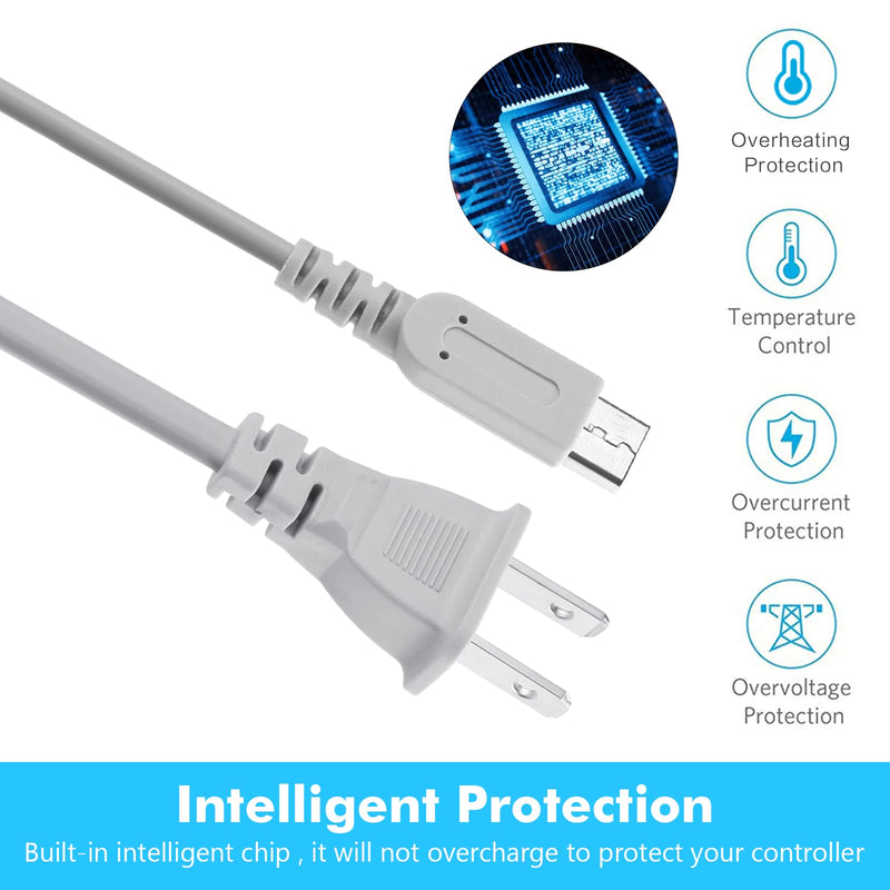[Australia - AusPower] - Charger for Wii U Gamepad, AC Adapter Power Cord Charging Cable Replacement for Nintendo Wii U Gamepad 