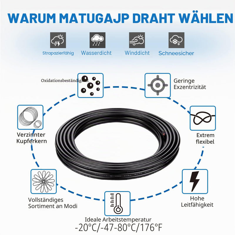 24 AWG 6 x 0.2 mm², 5 m Electric Cable, 6-Core Extension Cable UL2464, 5 V/12 V/24 V/300 V, Oxygen-Free, Multi-Strand, Tinned Cable, Landscape Wire, LED Lights, for Cars | 80°C 5V/12V/24V/300V oxygen-free multi-strand tinned copper cable for landscape,...