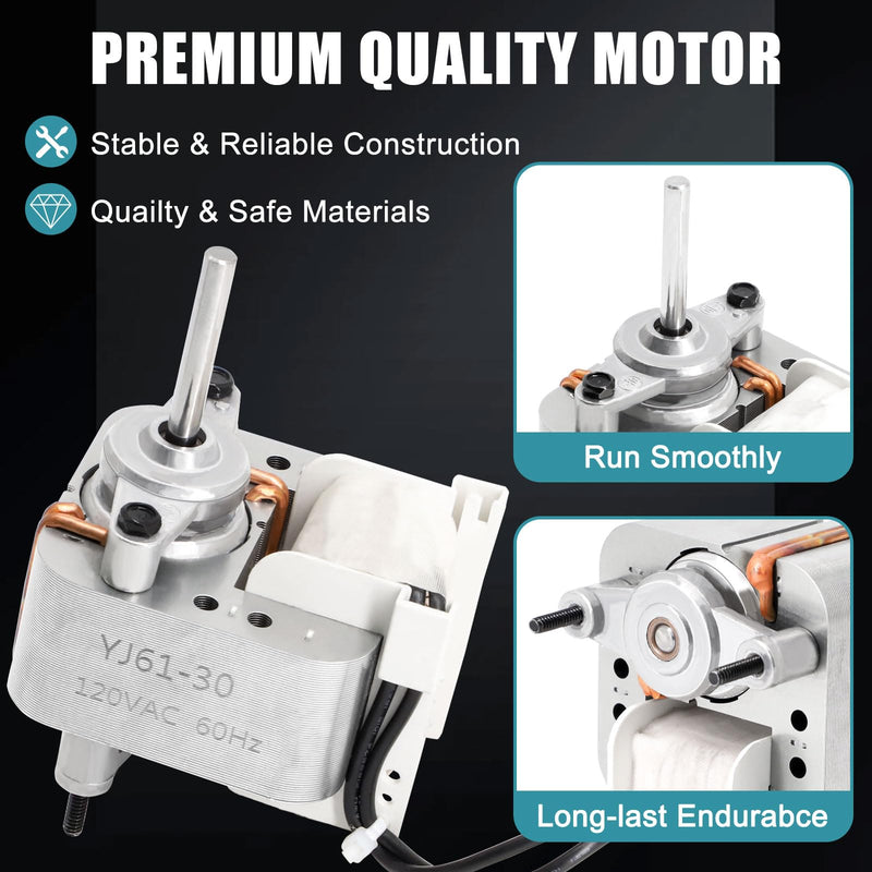 Criditpid 99080176 Vent Fan Motor Replacement for Broan NuTone 505, 505-B, 505-A, 507, 507-C, 505MG-A, 507MG, 503-A Bathroom Exhaust Fan, S99080176 Ventilation Fan Motor 1.5 AMP, 3000 RPM, 120 Volts 99080176 Motor