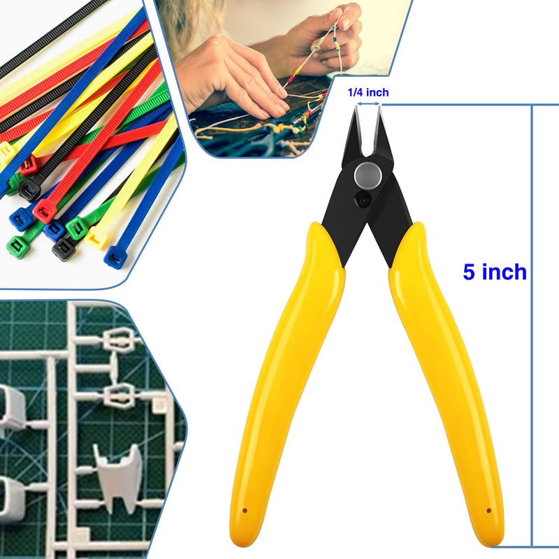 [Australia - AusPower] - VASTOOLS Deburring Tool with 10 Different Blades, 6 File Set and Side Cutters, for DIY, Model Making, 3D Printer, Art, Plastic 