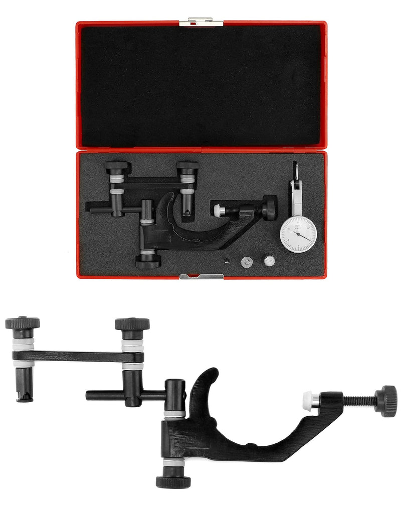 [Australia - AusPower] - QWORK Test Dial Indicator, 0.03'' x 0.0005'' Resolution with Indicator Holder, Case Included 