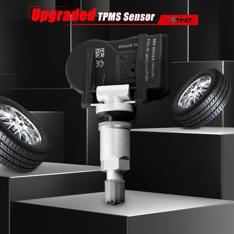 Pre-Programmed TPMS Sensor Fits for:-Mercedes-for:-Benz B250 C230 C300 E300 C350 CL600 CL63 AMG CL65 AMG CLK350 for:-Smart Fortwo, 433Mhz Tire Pressure Monitoring Sensor OE#A0009050030(4Pcs)