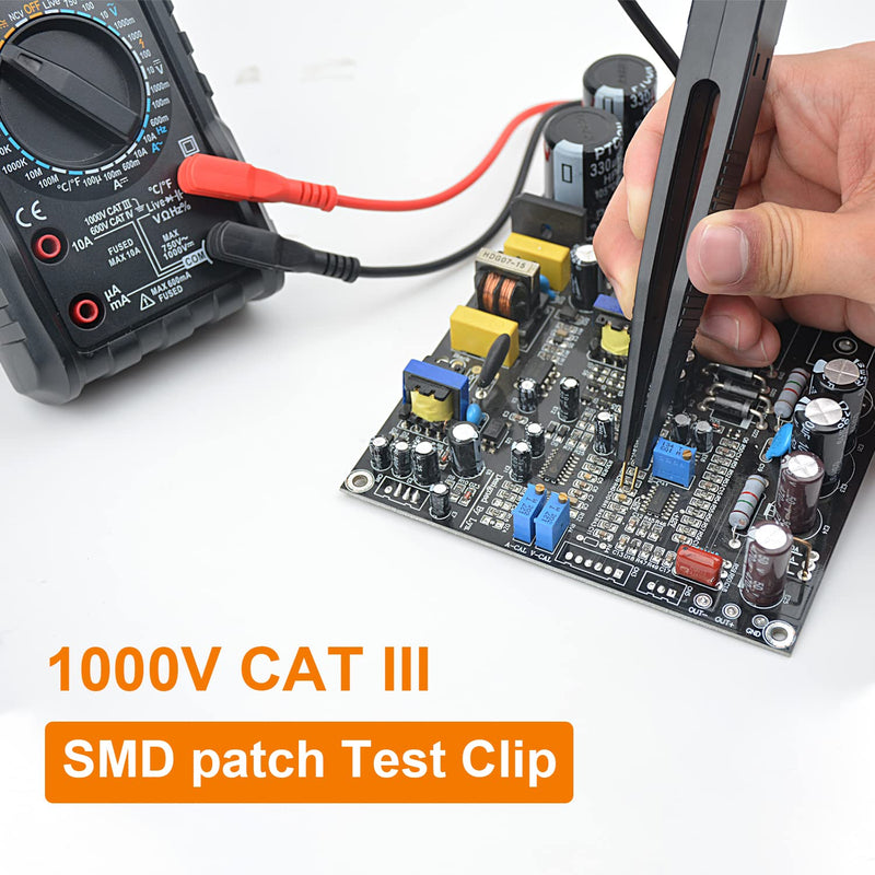 [Australia - AusPower] - Test Leads for Multimeter Test Cable Set MESTEK 21 Pieces Banana Plug Test Probes Crocodile Clips Mini Hook Test Probe Extension Cables Specialty Accessories Kit 