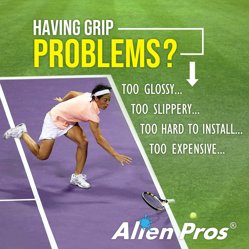 ALIEN PROS 12 Grips Gray & Neon Green New Model M-Tac Tennis Racket Grip Tape - Wrap Your Racquet for High Performance