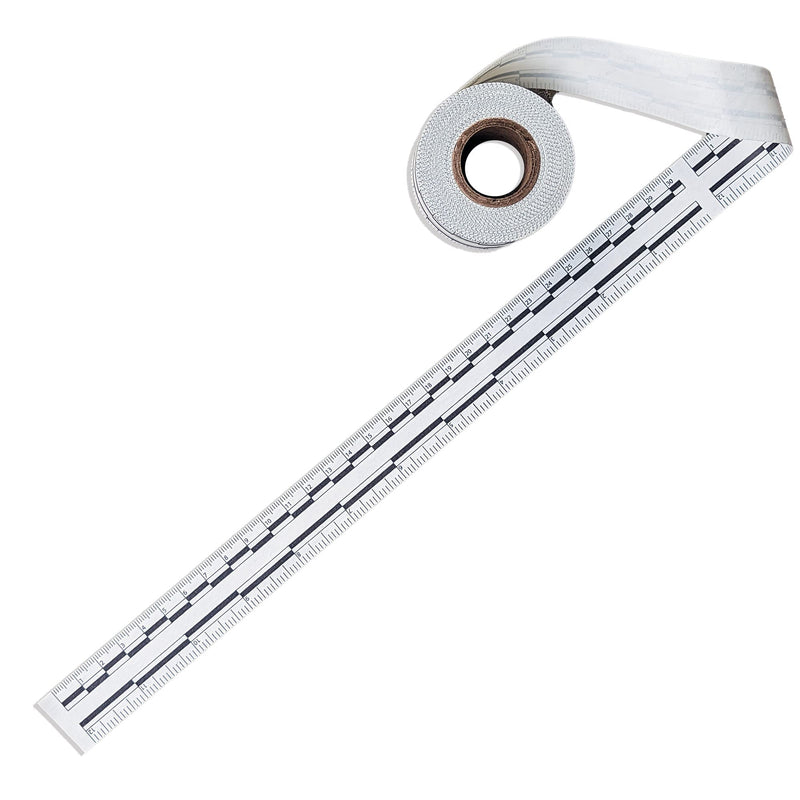 Crime Scene Photomacrographic Scale, Adhesive Tape (1 x 500 inch) 1 x 500 inch