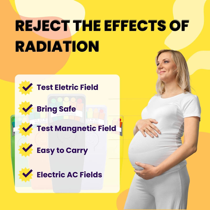 [Australia - AusPower] - EMF Meter Ghost Hunting Magnetic Field Detector Spirit Box Paranormal Equipment Tester Red 