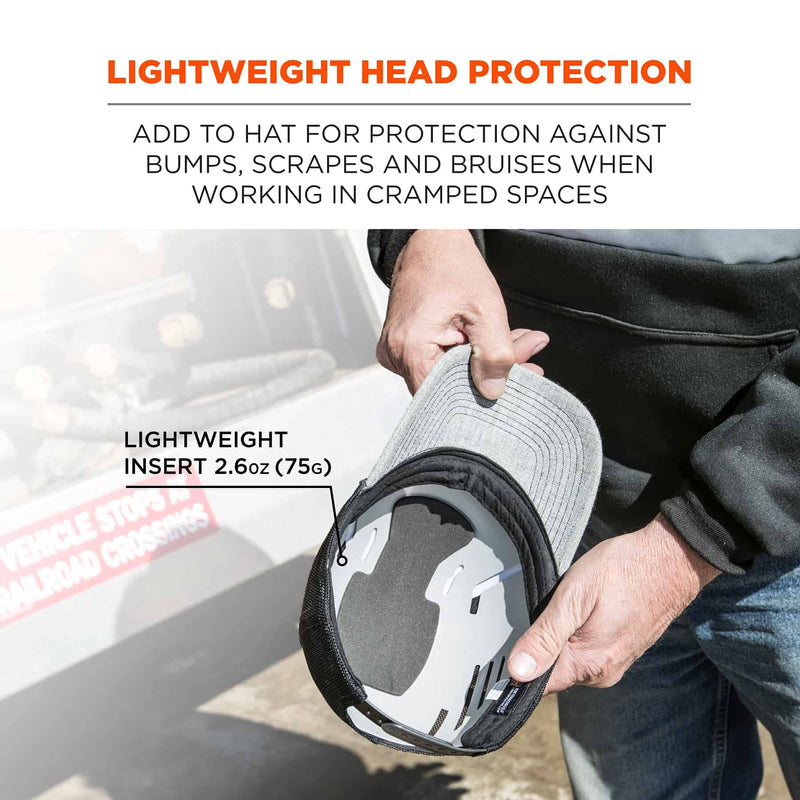 [Australia - AusPower] - Ergodyne Skullerz 8945 Universal Safety Bump Cap Insert, Lightweight, Fits Into Any Baseball Hat Universal Bump Cap Insert 