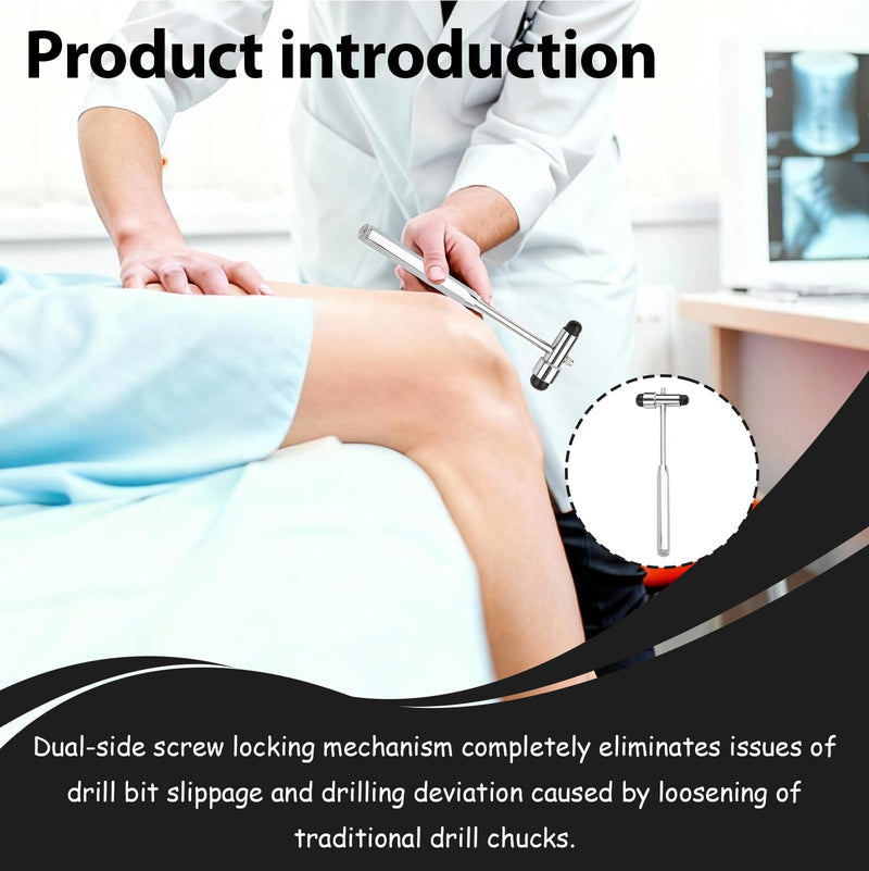 Trömner Neurological Reflex Hammer for Medicine, Neurological Reflex Hammer with Built-in Brush and Needle, Versatile Diagnostics, for Medical and Care Applications