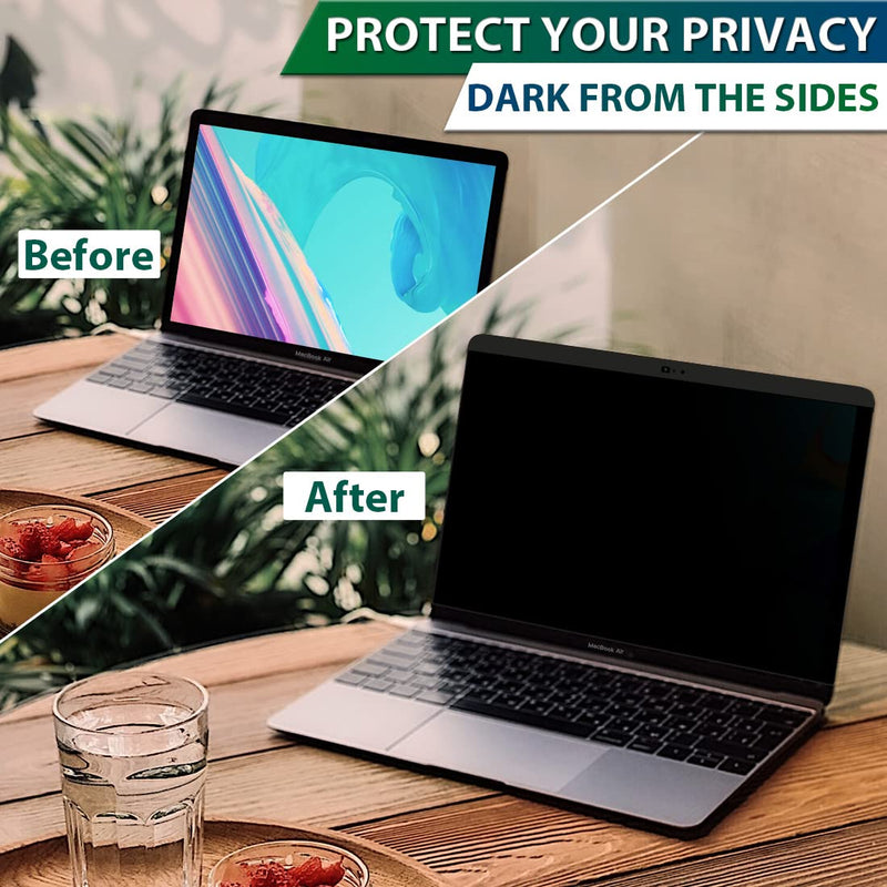 [Australia - AusPower] - Privacy Screen MacBook Air 13 Inch(2018-2021,M1) |Mac Pro 13 In(2016-2022,M1,M2), Magnetic Removable Anti Glare Anti Blue Light Filter Macbook Air/Pro Privacy Screen for 13.3In with Camera Cover MacBook Pro 13 In(2016-2022,M1,M2) 