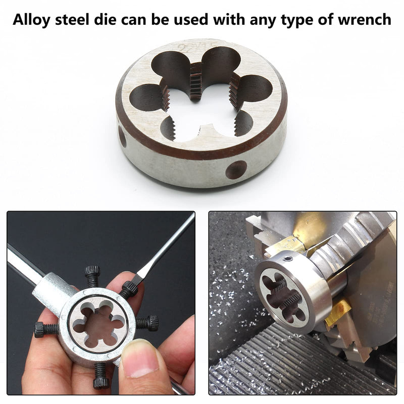 [Australia - AusPower] - M22 x 1.5 Metric Right Hand Thread Die for Threading, 22mm Thread & 1.5mm Pitch, Alloy Steel M22 x 1.5 