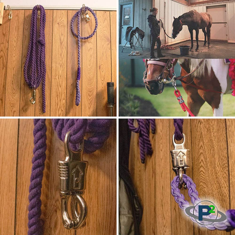 [Australia - AusPower] - Paracord Planet ½ inch Rigid Round Eye Panic Snap | 300 Pound Max Load | Home, Farm, Recreation, Marine Five Pack 