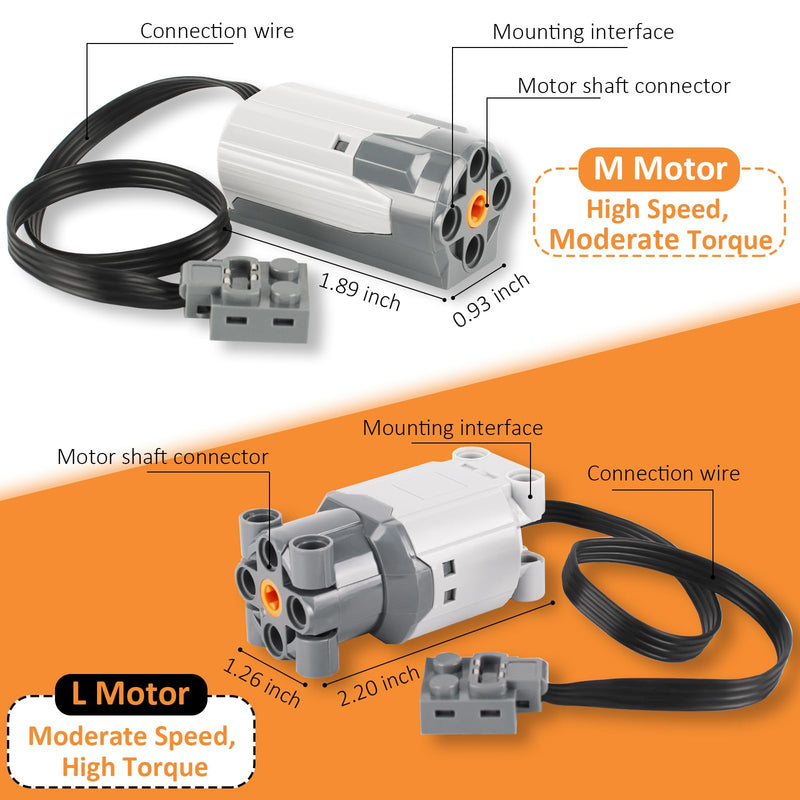 WEERSHUN 9-in-1 Motor Kit Compatible with Most Stud Building Blocks, Motor Set with Powerful Motors, Advanced Remote Control, Wide Compatibility