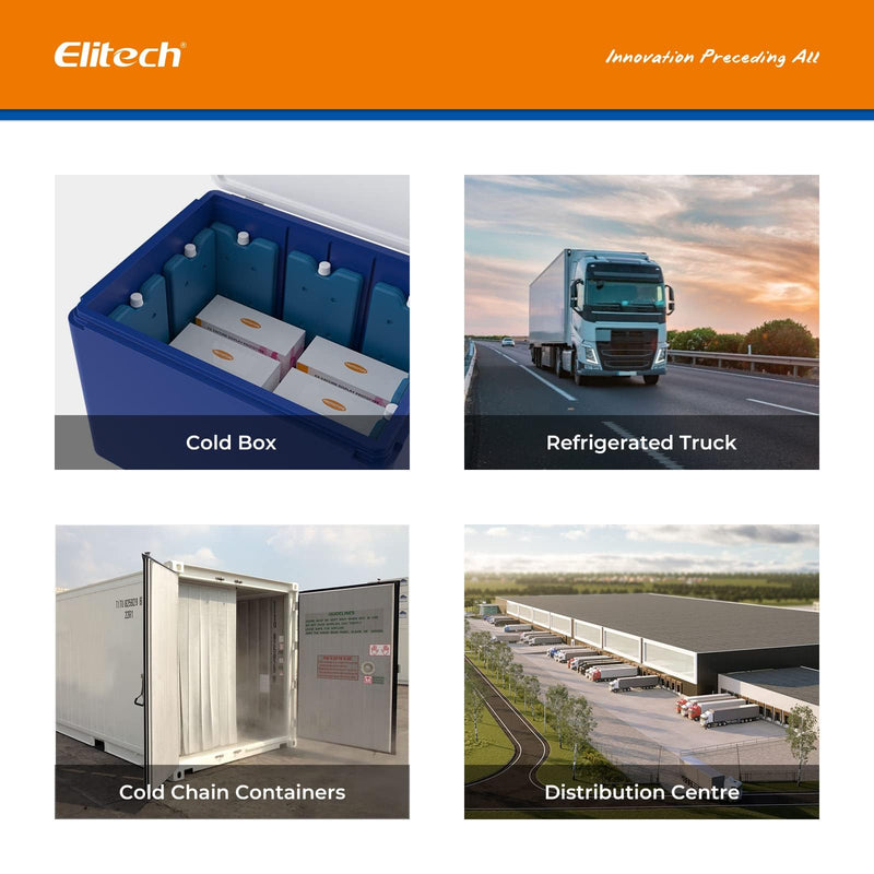 [Australia - AusPower] - Elitech 2Pack USB/NFC PDF Data Logger Recorder Single-use Disposable, up to 120 Days Transportation, Temperature Monitoring Report -22～158℉ RC-17N 120days RC-17N-NFC 2 