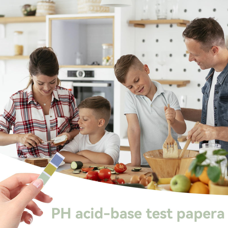 [Australia - AusPower] - Pack of 100 PH Test Strips, PH Value Test Strips Measuring Test, Urine Test Strips Bases, PH Strips Pool Floor, Urine Test Strips Strips for Home, Aquariums, Laboratories, Measuring Range (0-14) 