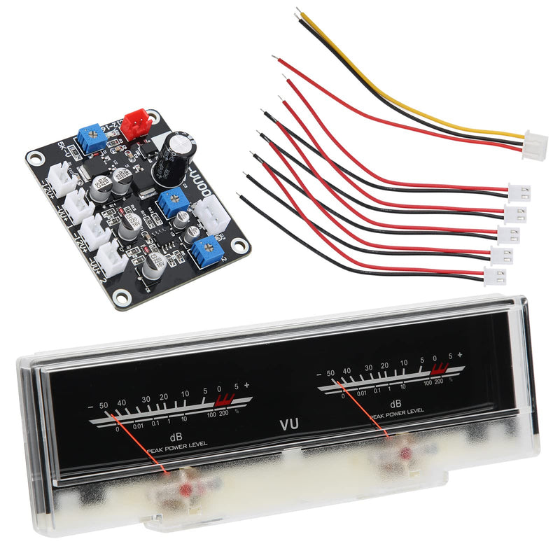 [Australia - AusPower] - VU Meter with DB Level Display, 6.1 inch, Backlight Driver Board for Audio Testing, DIY Home Car Amplifier 