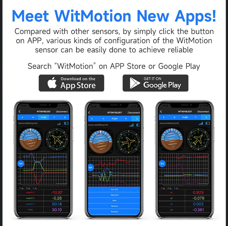 [Australia - AusPower] - [Bluetooth 5.0 Accelerometer+Inclinometer] WT9011DCL MPU9250 High-precision 9-axis Gyroscope+Angle(XY 0.2° Accuracy)+Magnetometer with Kalman Filter, Low-power 3-axis AHRS IMU Sensor for Arduino 