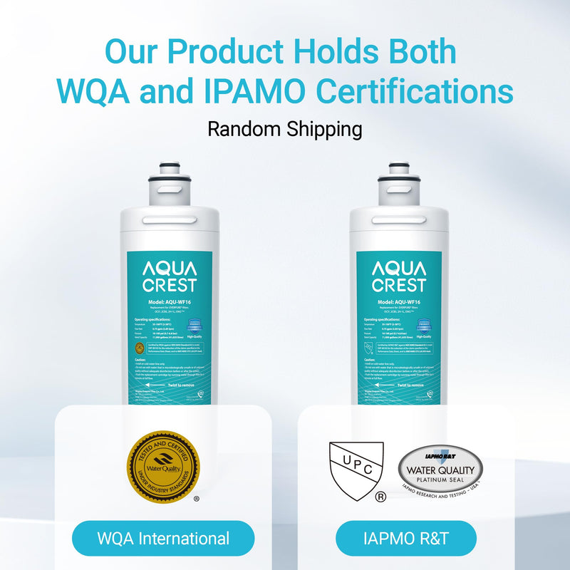 AQUA CREST OCS2 Under Sink Water Filter, Replacement for Everpure OCS2, 2H-L, 2CB5, 2CB-GW, ADC, OW2-Plus, EV9618-02, EV9634-26, EV9634-01, EV9617-05, Aquverse A100, NSF/ANSI 42 Certified