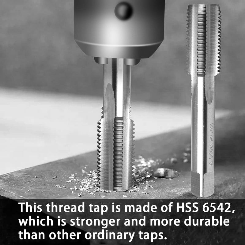 [Australia - AusPower] - ATOPLEE Metric Thread Tap,M14 HSS 6542 Right Hand Thread Tap (M14x1.5mm) M14x1.5 Silver 