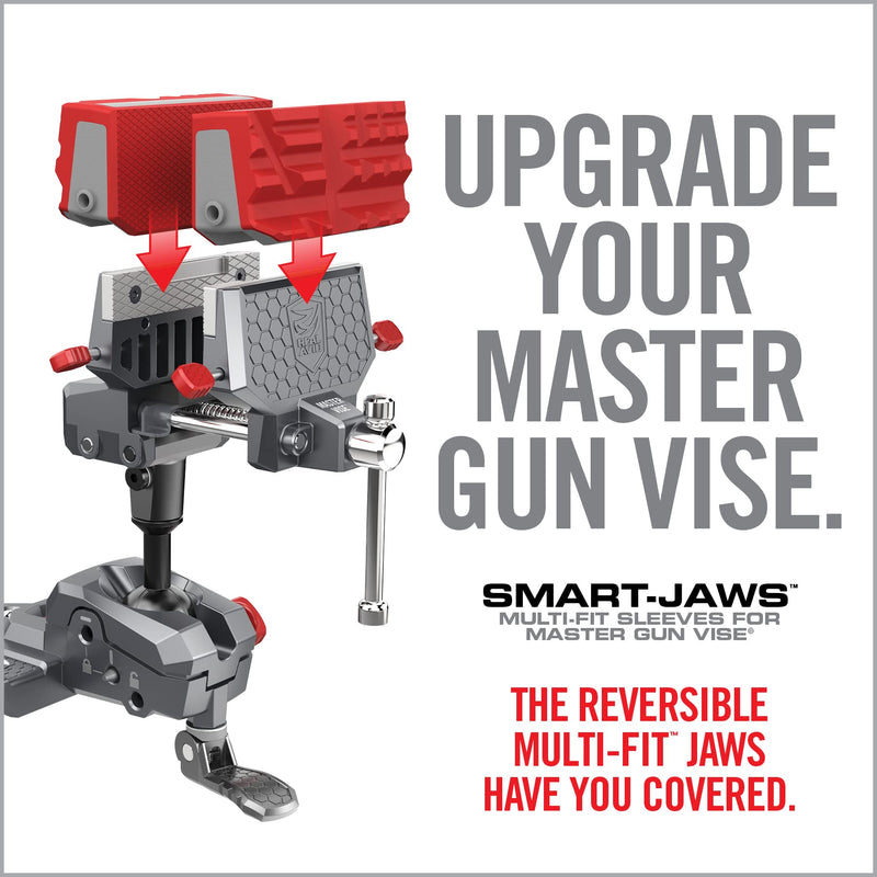 [Australia - AusPower] - Real Avid Smart-Jaws Multi-Fit Sleeves | Upgraded Vise Jaws | Non-Marring, Heat Resistant Bench Vise Jaws | 9 Different Grooves for Optimal Secure Fit on Variety of Shapes and Sizes Modern 
