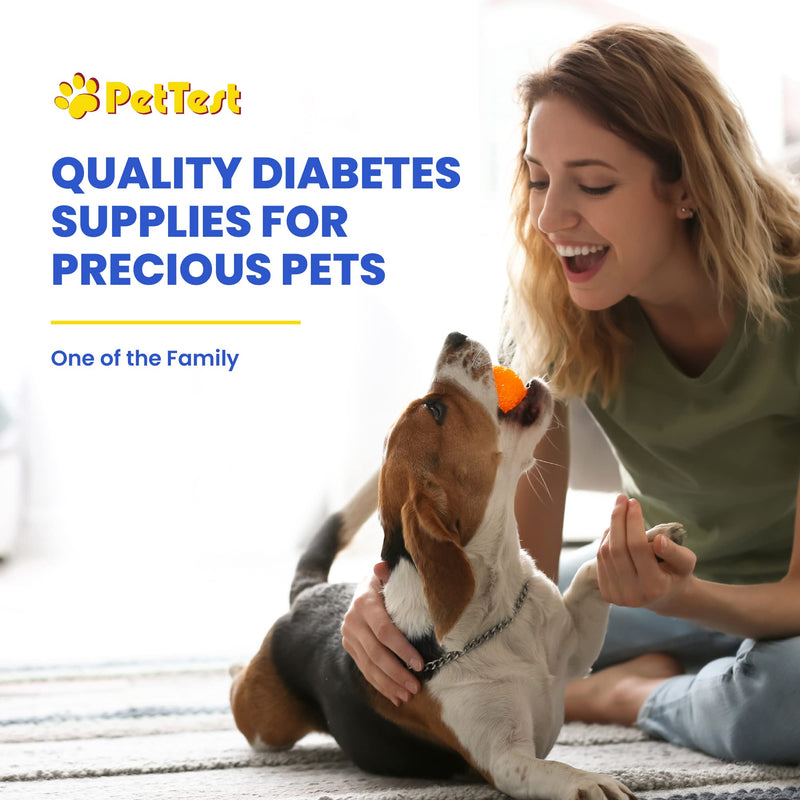 [Australia - AusPower] - PetTest U-40 Pet Insulin Syringes 0.3CC 31G, 5/16 Inch Long Needles, Comfortable Thin 31 Gauge, For Cats and Dogs, Pets Diabetic Supplies, 100 Pack 