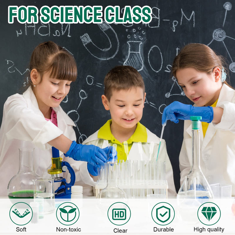 [Australia - AusPower] - moveland 120PCS 1ML Premium Disposable Plastic Transfer Pipettes, Clear Graduated Eye Dropper for Essential Oils, Home Use, Science Class, Lab Experiments, DIY Art 
