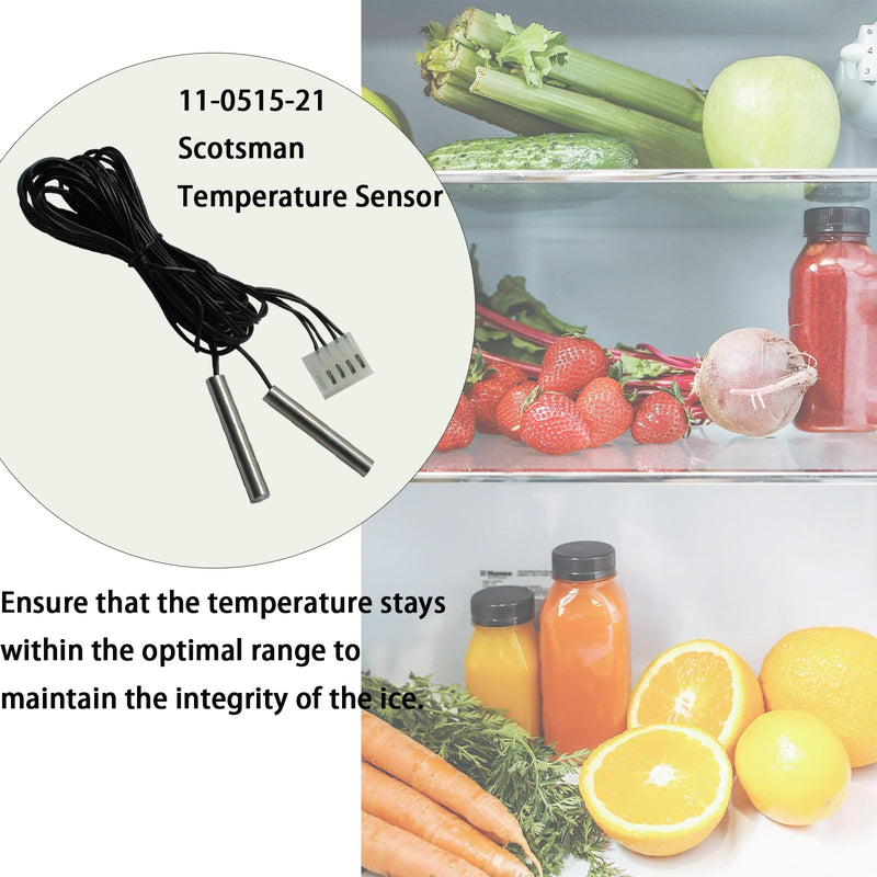 [Australia - AusPower] - 11-0515-21 Scotsman Temperature Sensor Set 11 0515 21 Replacement for Ice Makers is Applicable to The Replacement of 11051521 Ice Machine Probe 