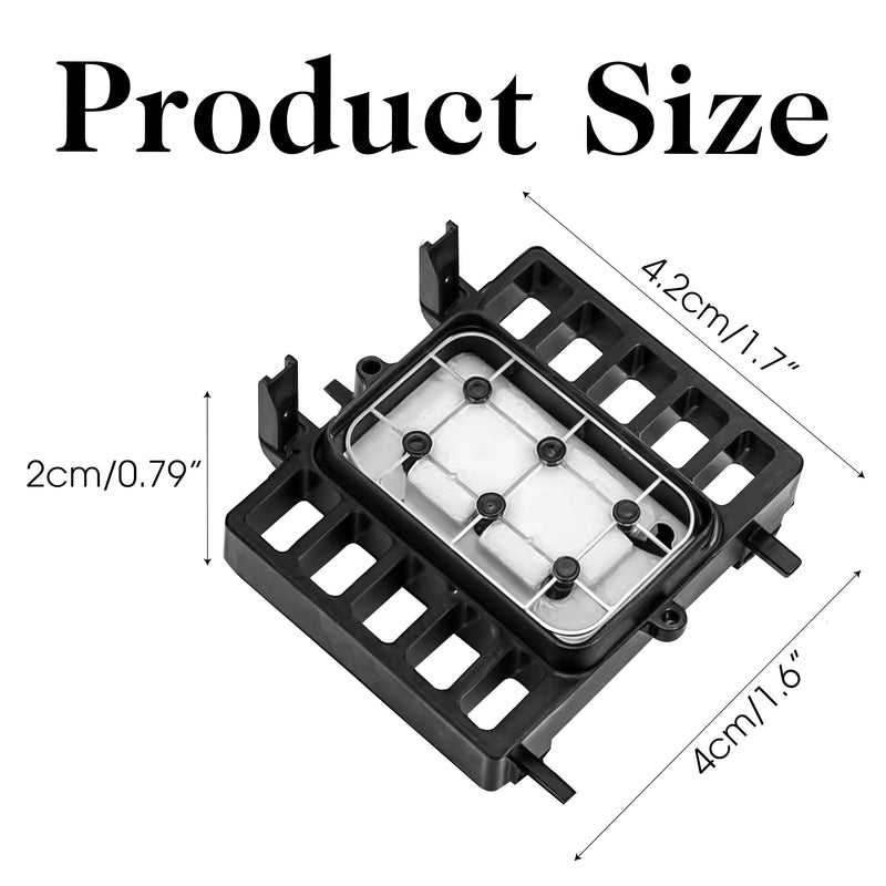 [Australia - AusPower] - L1800 DTF Printhead Cap Top, Waste Ink Pad Capping Station Compatible with Epson R1390 L1800 1390 1400 1430 1500W Original Printer UV, Sponge Pump Cleaning Unit Parking Lot Hat Stack Replacement Parts 