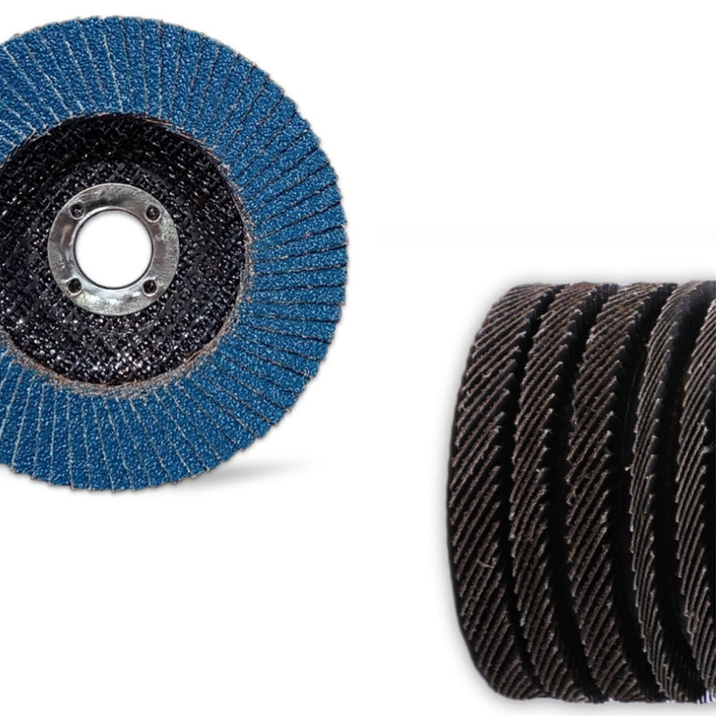 [Australia - AusPower] - HAPPOW Pack of 12 Flap Discs 76 mm, Sanding Discs for Angle Grinder, 3 Inch Flap Disc, Grit 40/60/80/120, Flap Grinder Set for 10.8-12 V Angle Grinder (Blue) 3 inches 