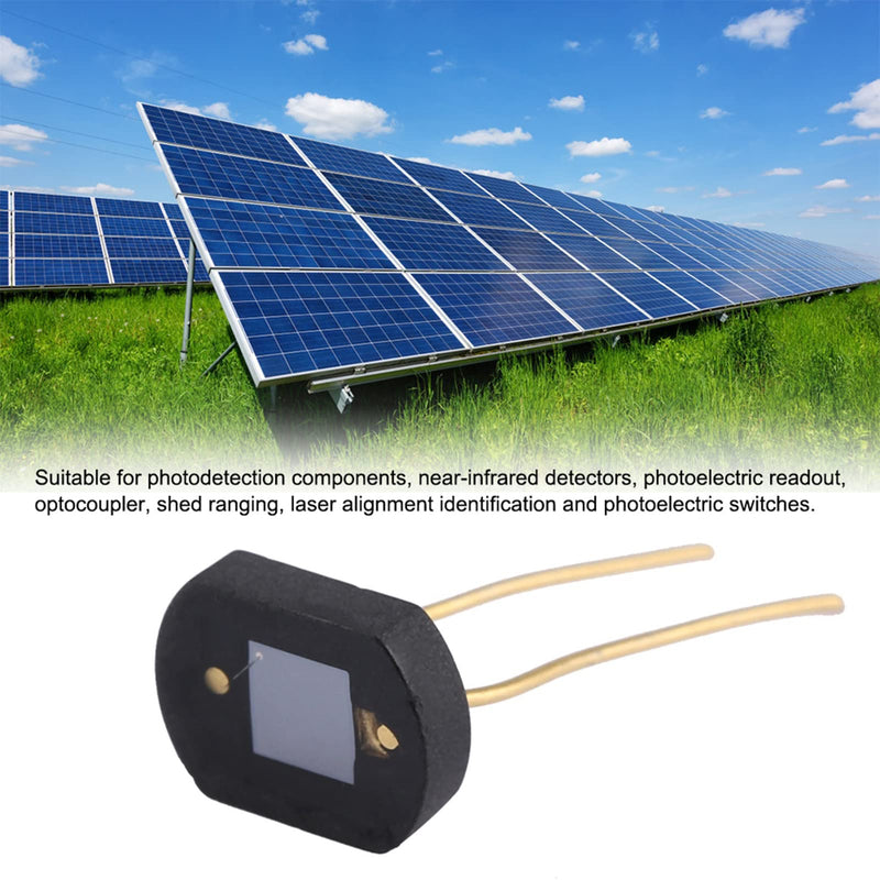 [Australia - AusPower] - Atyhao Silicon Photodiode,Photoelectric Sensors 2DU3 Silicon Photodiode Visible Light Detector Silicon Photocell Photoresistor 