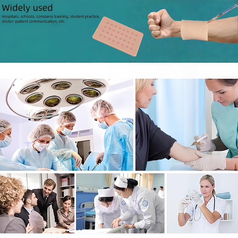 [Australia - AusPower] - 32 Points Skin Test Module Skin Test pad,Intradermal Injection Training Pad for for Venipuncture Practice,Insertion Practice Pad for Medical Education（32 Points） 32 points 