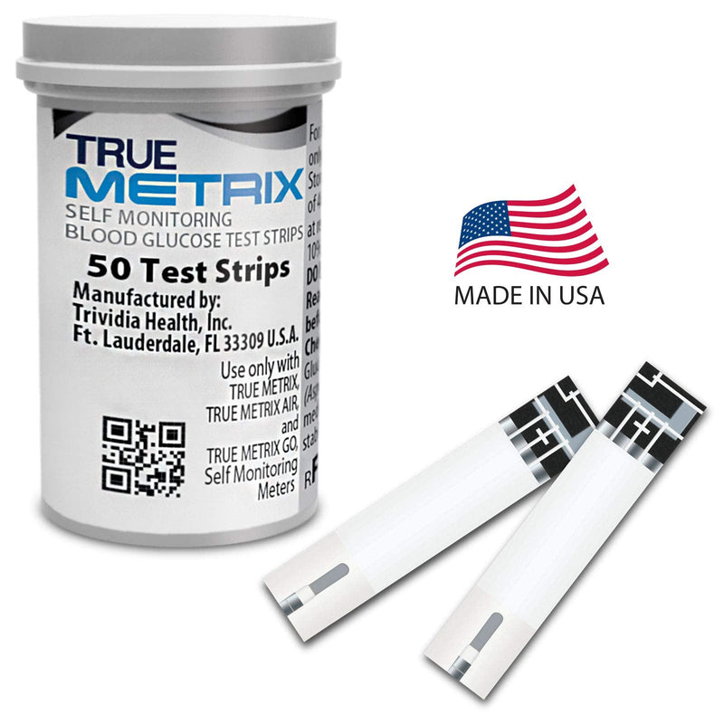 [Australia - AusPower] - TRUE METRIX Blood Glucose Test Strips NFRS 100ct (100 Test Strips) 100 Count (Pack of 1) 